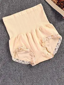 PLUMBURY Pack of 2 Seamless High Waist Tummy Tucker Shapewear Panty