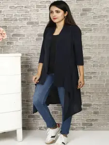 DIMPY GARMENTS Longline Open Front Shrug