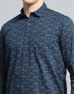 Monte Carlo Men Floral Opaque Printed Casual Shirt