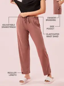 Enamor Relaxed Fit Mid Rise Straight-Leg Lounge Pant