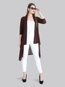 DIMPY GARMENTS Longline Open Front Shrug