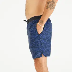 OLAIAN By Decathlon
 Mens Swim Shorts Surf 100 18_QUOTE2_ Long - Strdarknight Dark Blue