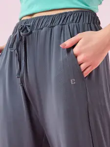 Enamor Relaxed Fit Mid Rise Straight-Leg Lounge Pant