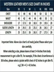 NOORA Men Leather Biker Jacket