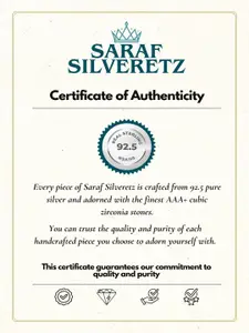 SARAF SILVERETZ 925 Sterling Silver-Plated Pendant With Chain