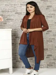DIMPY GARMENTS Longline Open Front Shrug