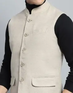 Monte Carlo Sleeveless Nehru Jacket