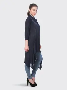 DIMPY GARMENTS Open Front Longline Shrug