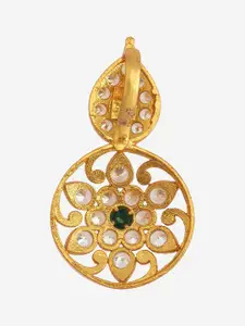 Kushal's Fashion Jewellery Embellished Bridal Gold-Plated Contemporary Pendants