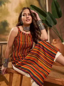 InWeave Women Striped Kurta