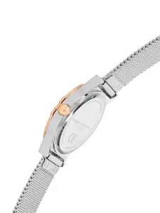 French Connection Women Dial & Stainless Steel Bracelet Style Straps Analogue Watch FCU1BSM