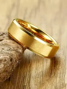 The Roadster Lifestyle Co Men Stainless Steel Band Ring