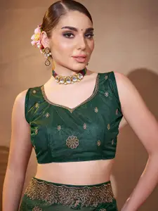 Kalista Embellished Zari Organza Saree