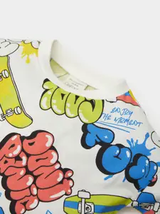 DeFacto Boys Printed T-shirt with Shorts