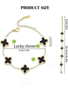 DressBerry Women American Diamond Antique Gold-Plated Wraparound Bracelet