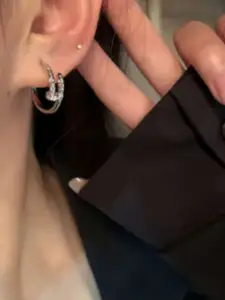 SUBHAGALANKAR Contemporary Hoop Earrings