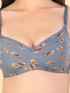 Arc de Shapes Floral Bra Full Coverage Lightly Padded