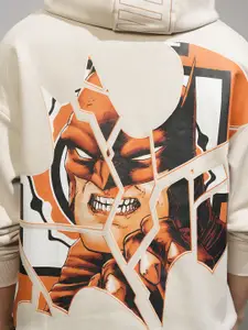 HIGHLANDER Warner Bros Batman Men e Hooded Drop Shoulder Oversized Sweatshirt