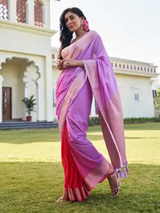 DEVATITHI Silk Blend Banarasi Saree