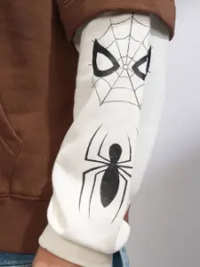 HIGHLANDER Marvel Spiderman Men Drop Shoulder Oversized Hooded Sweatshirt