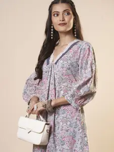 FASHOR Women Floral Printed Kurta