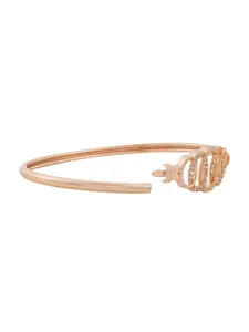 TEEJH Women Gold-Plated Bangle-Style Bracelet