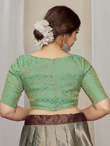 DEVATITHI Woven Design Saree Blouse