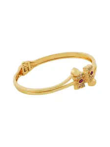 TEEJH Women Gold-Plated Bangle-Style Bracelet