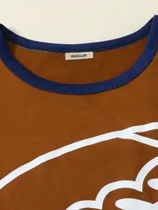 INCLUD Boys Printed T-shirt with Trousers