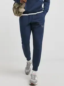 Moda Rapido Men Pack Of 2 Cotton Mid Rise Joggers