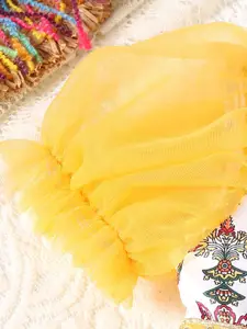 INCLUD Print Puff Sleeve Fit & Flare Midi Dress