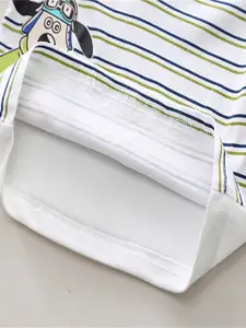 INCLUD Boys Striped T-shirt with Shorts