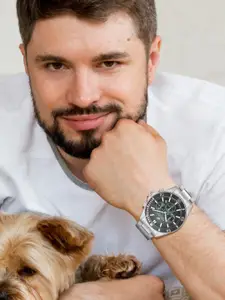 Beverly Hills Polo Club Men Dial & Bracelet Style Straps Analogue Watch BP5018Y.370