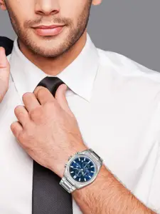 Beverly Hills Polo Club Men Dial & Bracelet Style Straps Analogue Watch BP5021Y.390