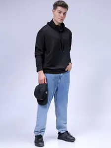 The Indian Garage Co Oversized Self Design Cowl Neck Sweatshirt