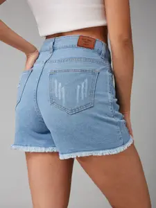 DOLCE CRUDO Women Denim Denim Shorts