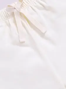 LITTLE NINJA Boys Printed Round Neck Pure Cotton T-Shirt With Shorts