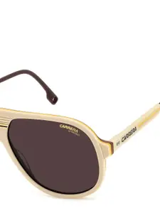 Carrera Men Aviator Sunglasses with UV Protected Lens