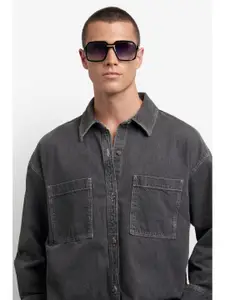 Carrera Men Square Sunglasses with UV Protected Lens 2075577C55608