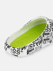 Big Fox Men Printed Open Toe Sliders