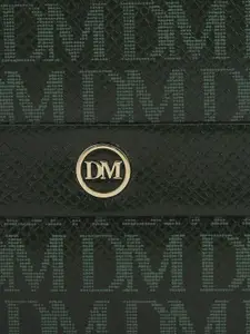 Da Milano Men Typography Printed Leather Two Fold Wallet