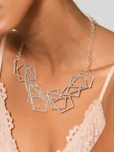 House of Pehr Silver Plated Modern Montana Necklace