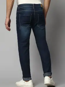 Dennis Lingo Men Slim Fit Low Distress Stretchable Light Fade Jeans