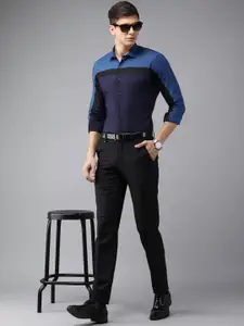 Van Heusen Slim Fit Colourblocked Casual Shirt
