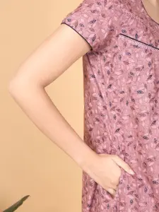 Sweet Dreams Women Pure Cotton Maxi Nightdress