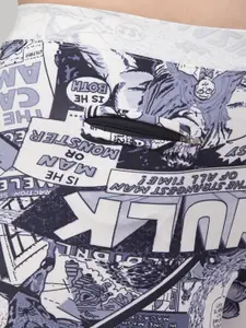 UllasPemium Women Marvel Comics Printed Swim Shorts