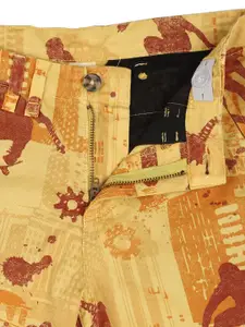 Peter England Boys Regular Fit Printed Shorts