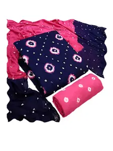 HMP Fashion Bandhani Printed Unstitched Dress Material