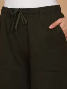 Sweet Dreams Women Printed Cotton Straight-Leg Lounge Pant