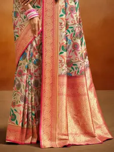 DEVATITHI Multi Kalamkari Saree